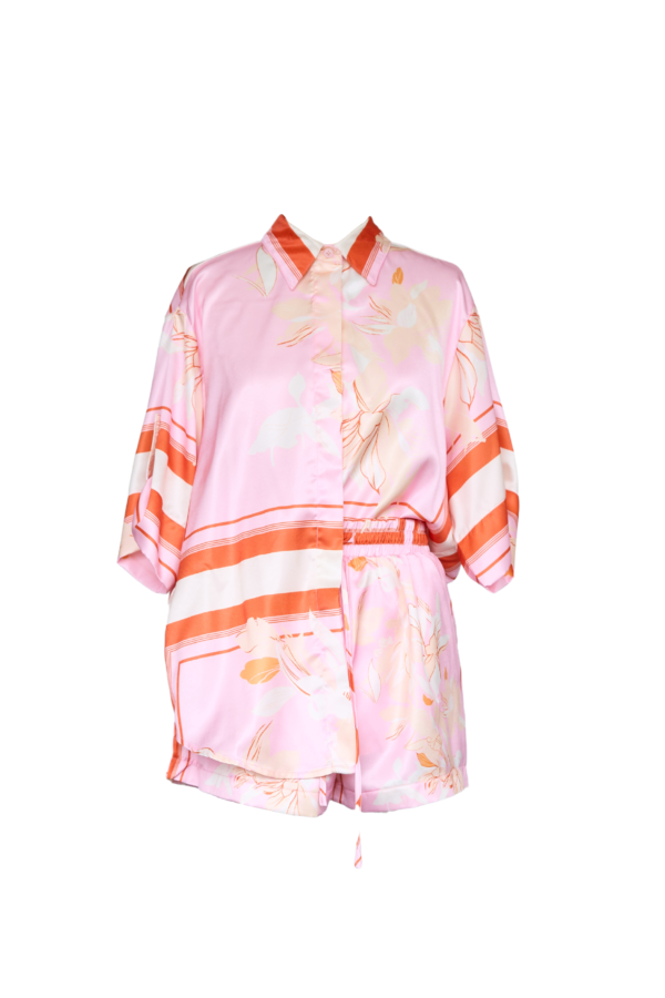 Kaycie Shirt - Candy Pink Floral - Image 2