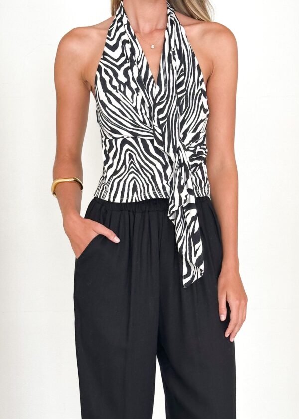 Radiance Halter Top - Zebra - Image 6