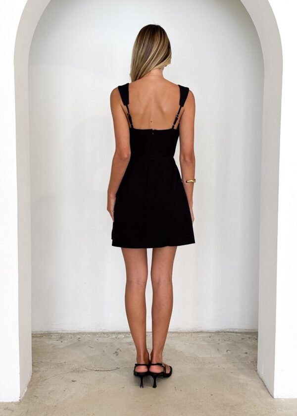 Selma Dress - Black - Image 6