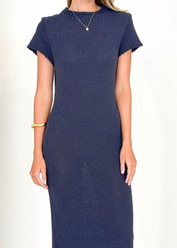 Kori Knit Maxi Dress - Navy - Image 8