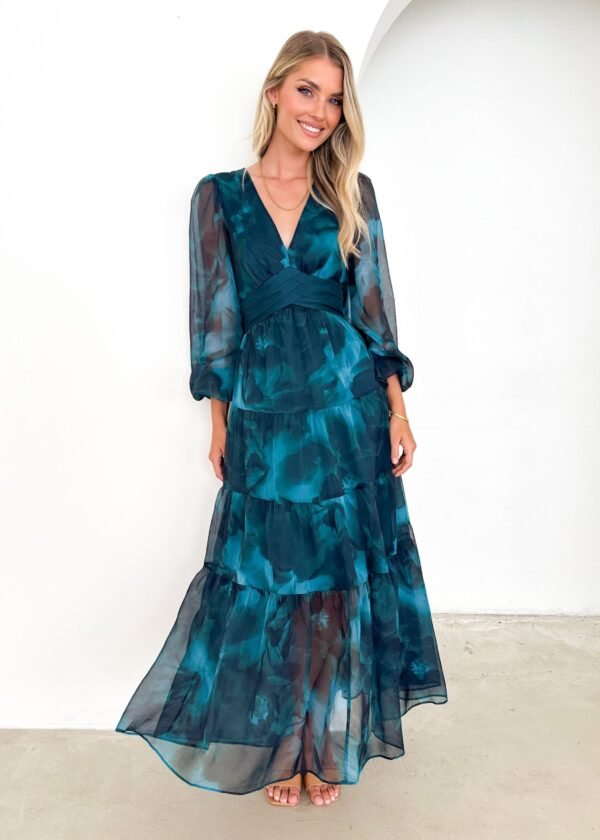 Mayella Maxi Dress - Deep Lagoon