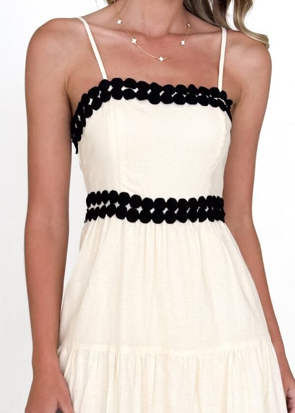 Palma Maxi Dress - Cream - Image 6