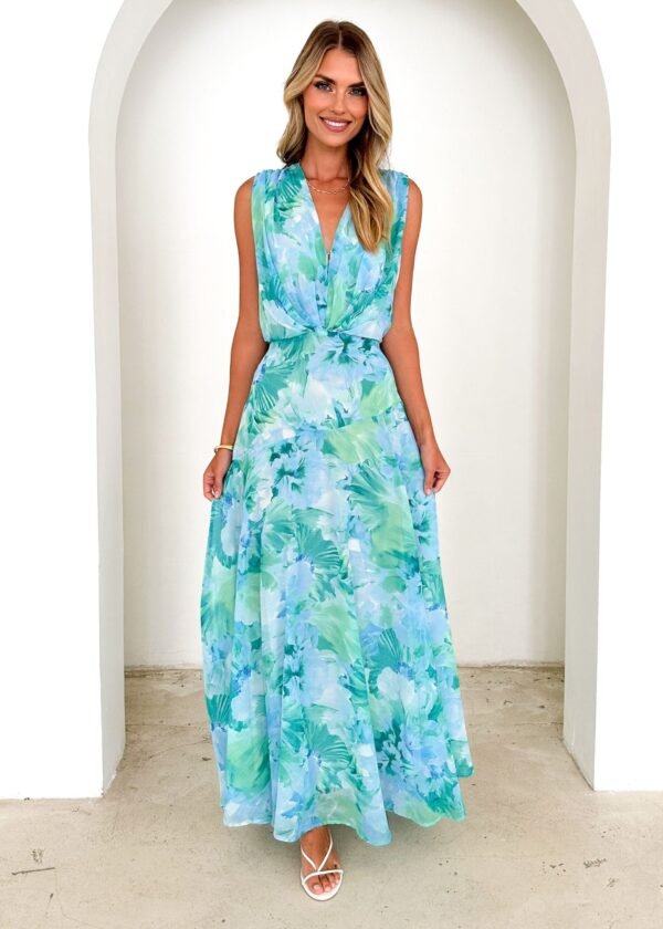 Amoureux Maxi Dress - Mint Ziah - Image 6