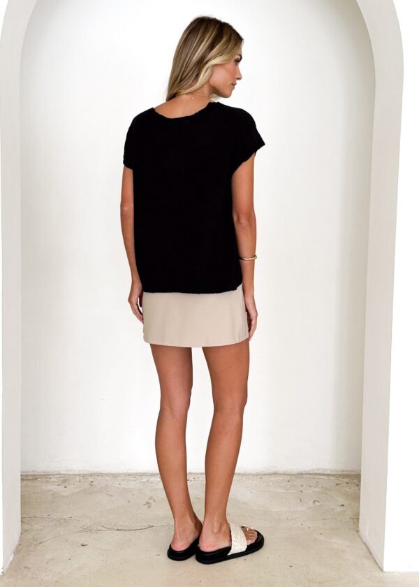 Melrose Knit Top - Black - Image 7