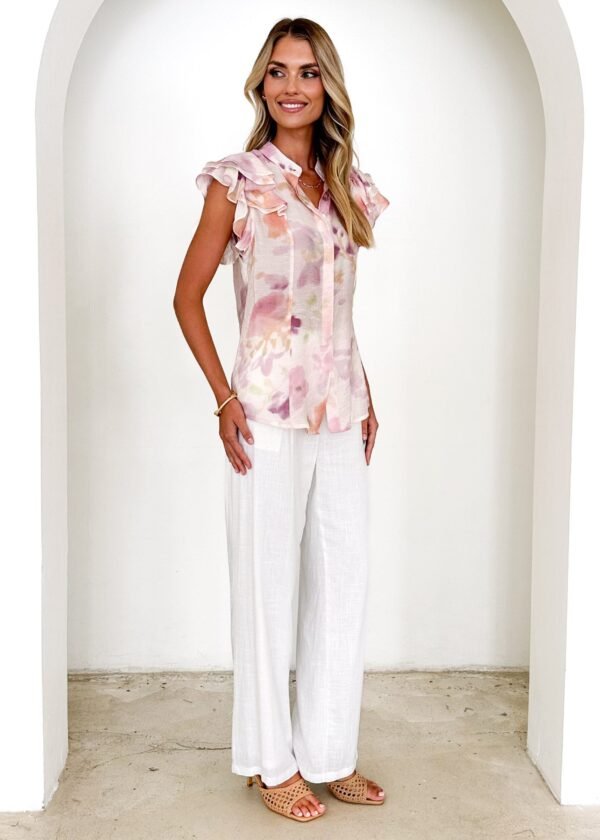 Rensie Blouse - Pink Splash - Image 5