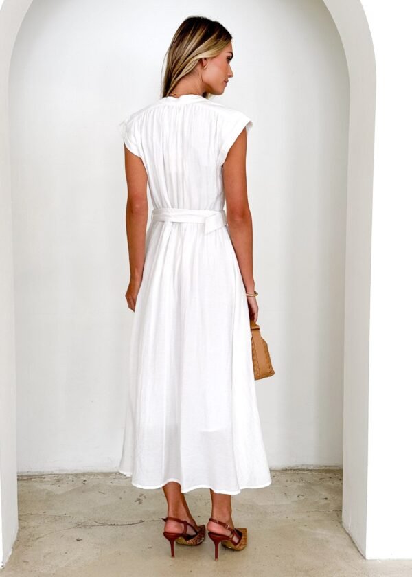 Rivington Maxi Dress - Off White - Image 5