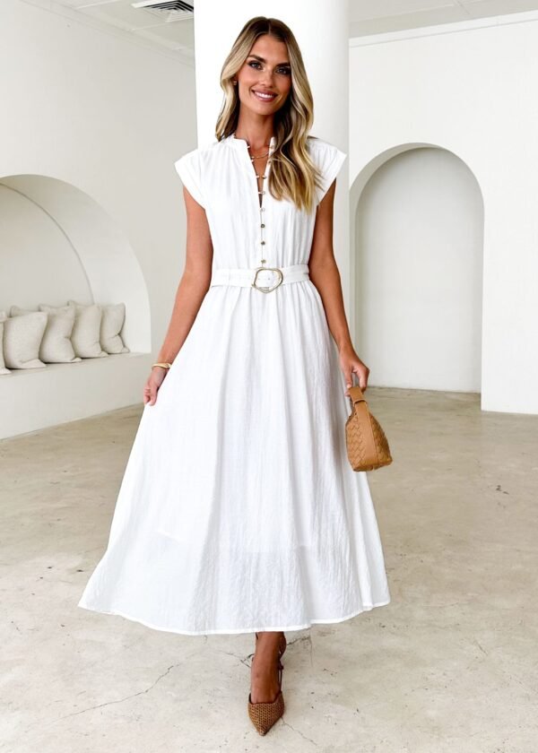 Rivington Maxi Dress - Off White