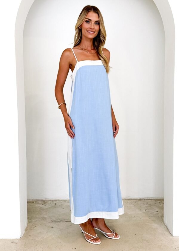 Zander Maxi Dress - Blue - Image 4