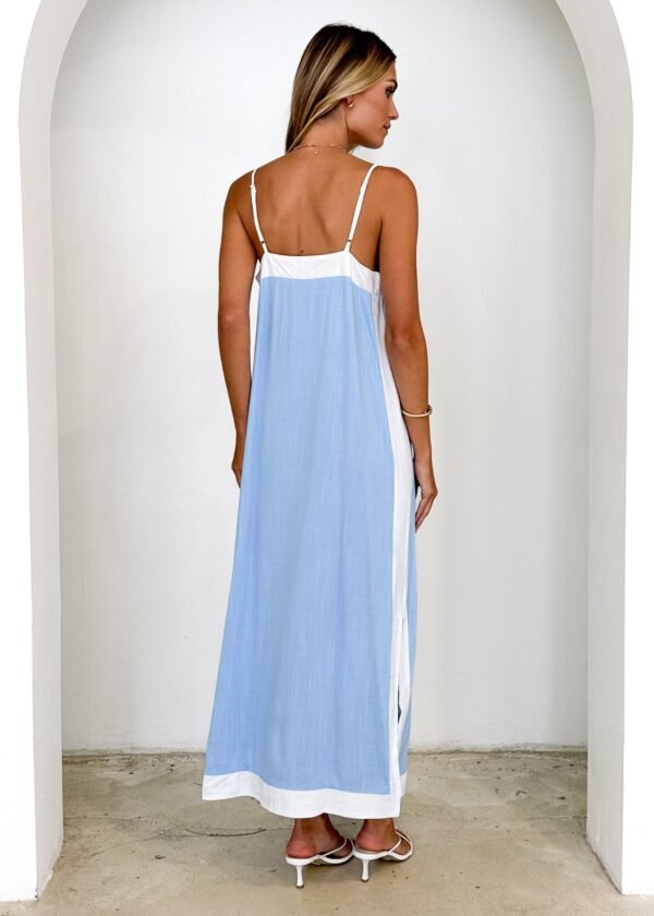 Zander Maxi Dress - Blue - Image 5