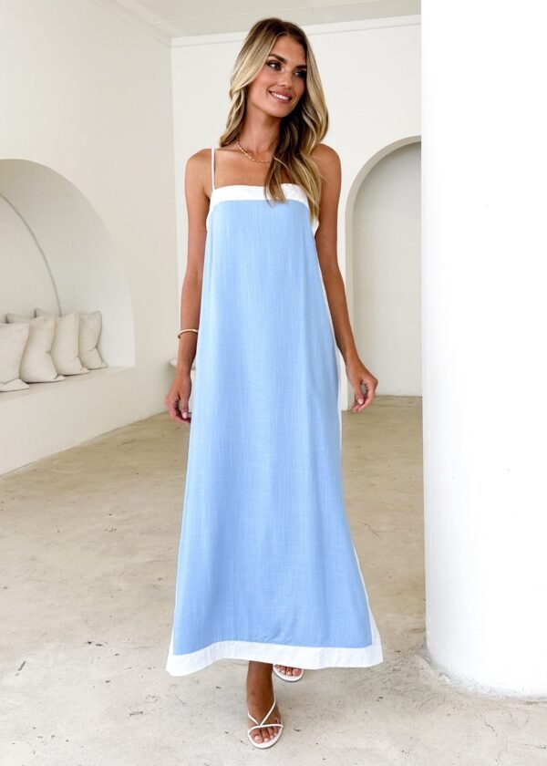 Zander Maxi Dress - Blue - Image 2