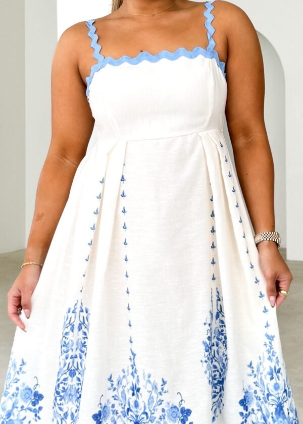 Brentwood Maxi Dress - Blue Vine - Image 6