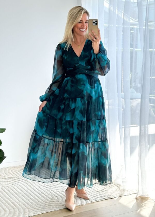 Mayella Maxi Dress - Deep Lagoon - Image 5