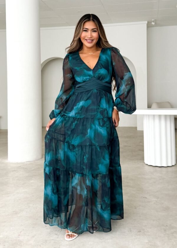 Mayella Maxi Dress - Deep Lagoon - Image 6