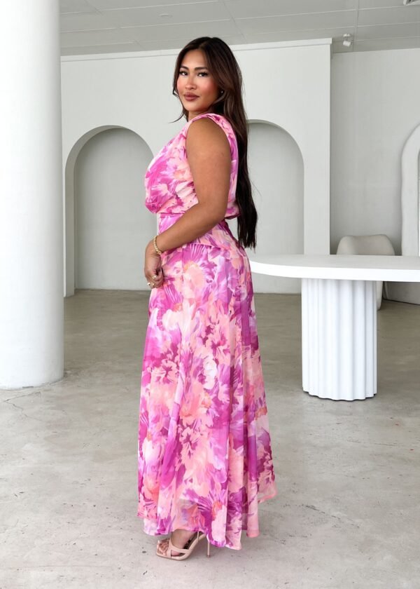 Amoureux Maxi Dress - Pink Ziah - Image 5