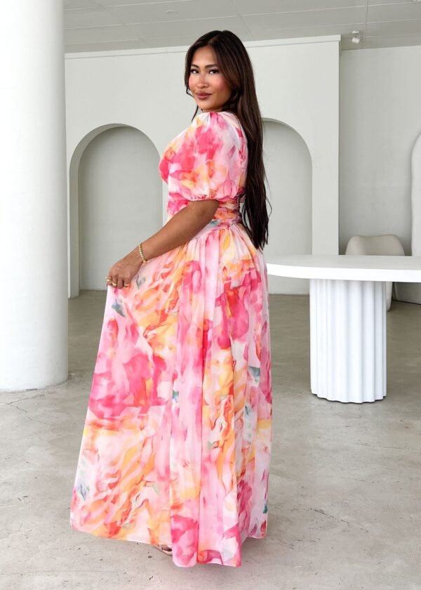 Aubree Maxi Dress - Ruby Splash - Image 5